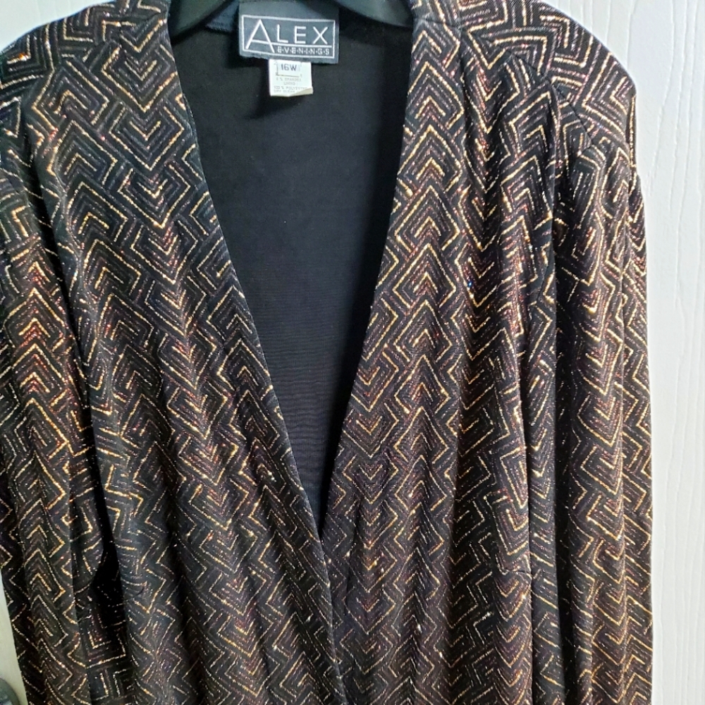 Alex Evening Women's Glitzy Dress Top